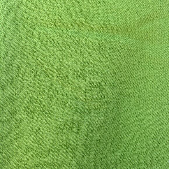 Pineda Covalin Macrame Fringe Shawl Scarf Woven Knit Green Luxury Alpaca Wool - Picture 6 of 8